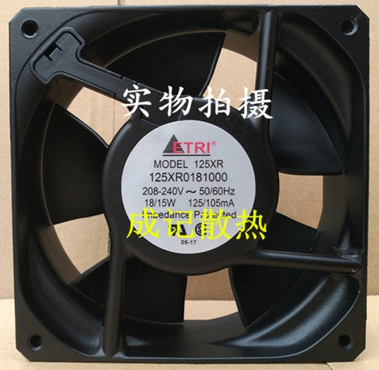 ETRI 125XR0181000 208-240V 18/15W Cooling Fan - New ETRI 125XR0181000 208-240V 18/15W Cooling Fan - New